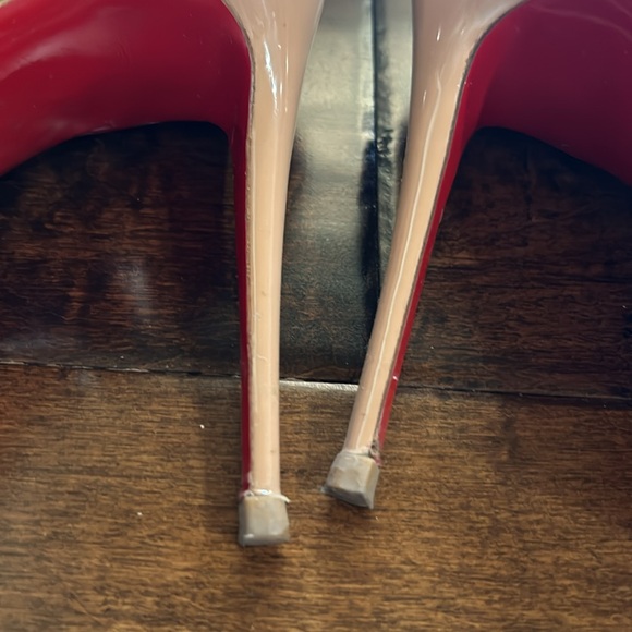 Christian Loubotin Demi You peep toe red bottom heels size 39, Authentic! - Picture 8 of 15